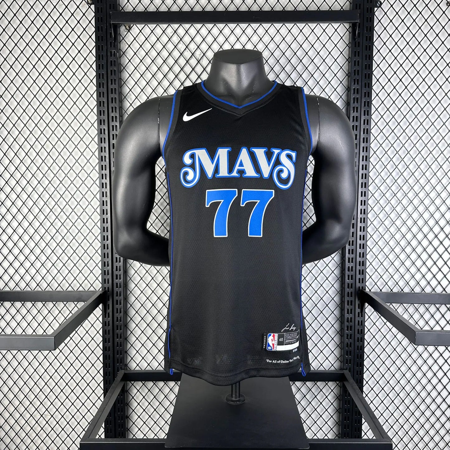 Mavericks City Edition NBA Jerseys: Irving 11 and Luka 77