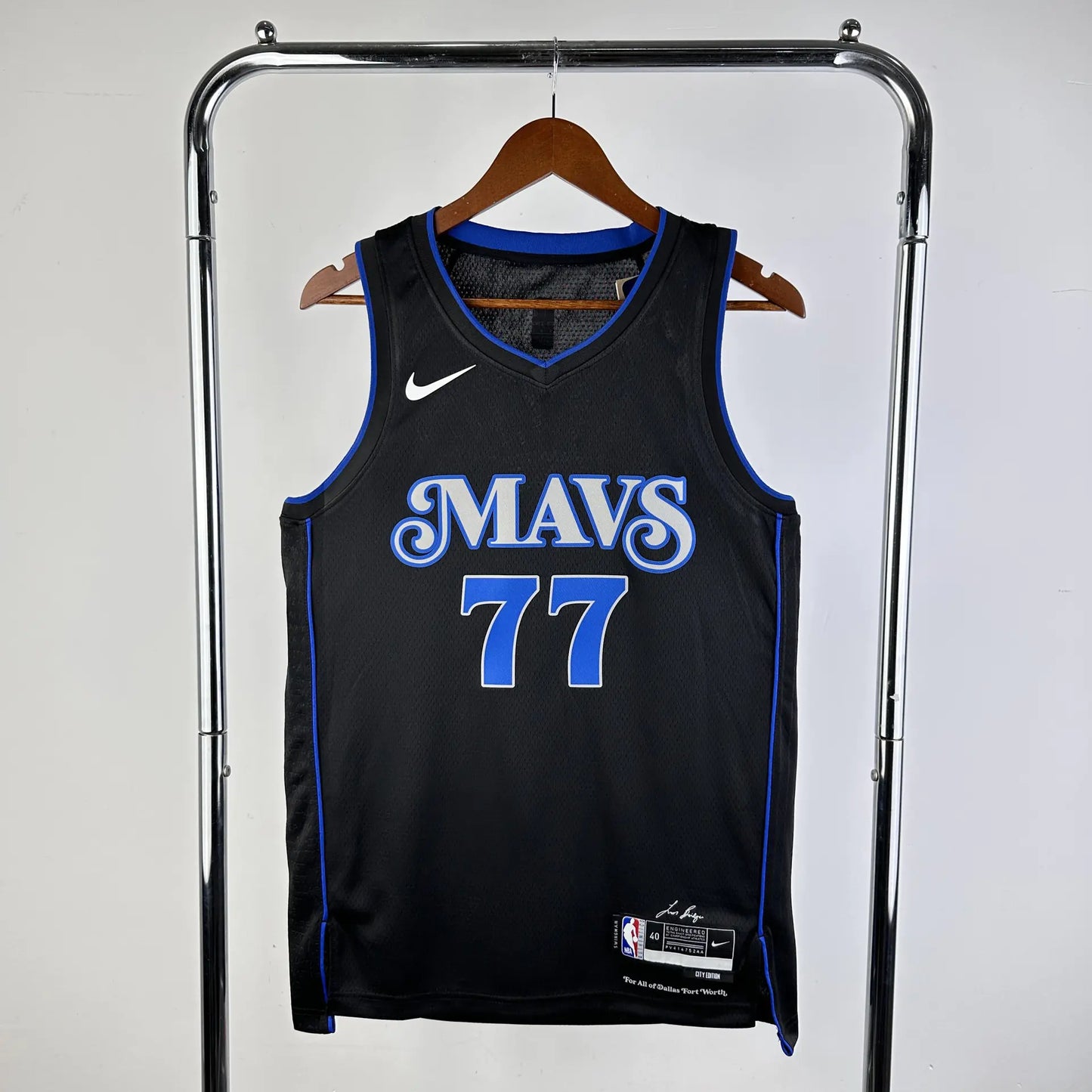 Mavericks City Edition NBA Jerseys:  Irving 11 and Luka 77